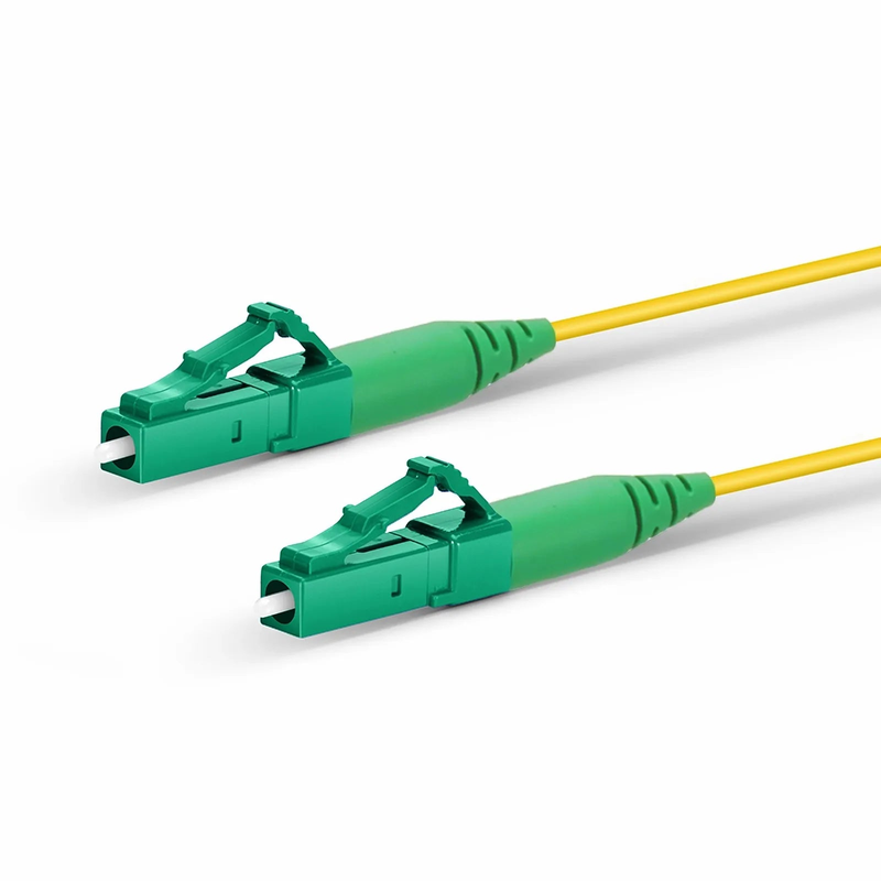 SFPS 2m (7ft) Fiber Patch Cable, 1 Fiber, LC APC Simplex to LC APC Simplex, Single Mode (OS2), Riser (OFNR), 1.2mm, Tight-Buffered, Yellow SFPS