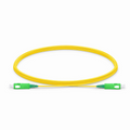 SFPS 3m (10ft) Fiber Patch Cable, 1 Fiber, SC APC Simplex to SC APC Simplex, Single Mode (OS2), Riser (OFNR), 1.2mm, Tight-Buffered, Yellow SFPS