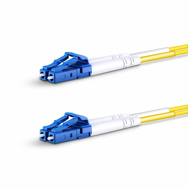 SFPS 5m (16ft) Fiber Patch Cable, 2 Fibers, LC UPC Duplex to LC UPC Duplex, Single Mode (OS2), Plenum (OFNP), 1.6mm, Tight-Buffered, Yellow SFPS