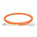 SFPS 1m (3ft) Fiber Patch Cable, 2 Fibers, LC UPC Duplex to SC UPC Duplex, Multimode (OM2), Riser (OFNR), 2.0mm, Tight-Buffered, Orange SFPS