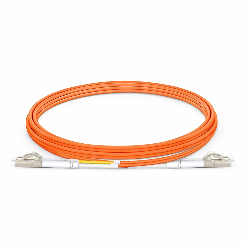 SFPS 2m (7ft) Fiber Patch Cable, 2 Fibers, LC UPC Duplex to LC UPC Duplex, Multimode (OM2), Riser (OFNR), 2.0mm, Tight-Buffered, Orange SFPS