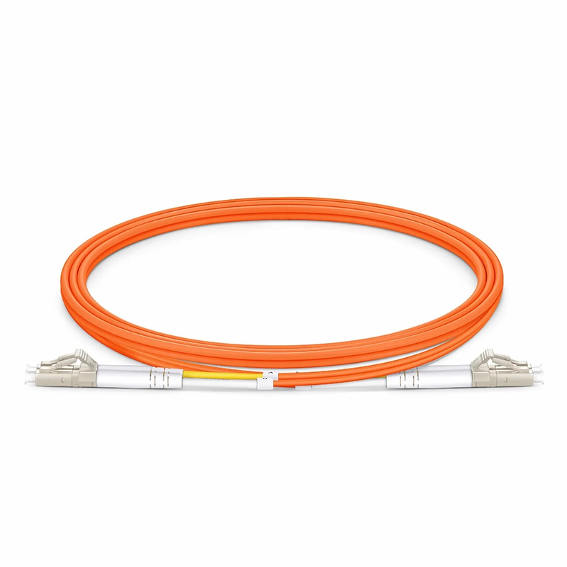 SFPS 1m (3ft) Fiber Patch Cable, 2 Fibers, LC UPC Duplex to LC UPC Duplex, Multimode (OM2), Riser (OFNR), 2.0mm, Tight-Buffered, Orange SFPS