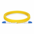SFPS 3m (10ft) Fiber Patch Cable, 2 Fibers, LC UPC Duplex to LC UPC Duplex, Single Mode (OS2), LSZH, 2.0mm, Tight-Buffered, Yellow SFPS