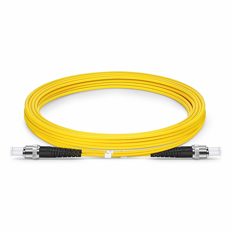 SFPS 3m (10ft) Fiber Patch Cable, 2 Fibers, ST UPC to ST UPC, Single Mode (OS2), LSZH, 2.0mm, Tight-Buffered, Yellow SFPS