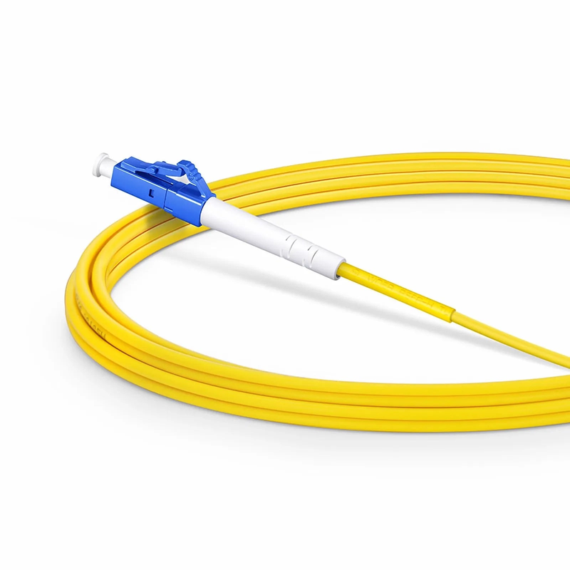 SFPS 5m (16ft) Fiber Patch Cable, 1 Fiber, LC UPC Simplex to SC APC Simplex, Single Mode (OS2), Riser (OFNR), 2.0mm, Tight-Buffered, Yellow