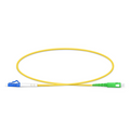 SFPS 0.5m (1.6ft) Fiber Patch Cable, 1 Fiber, LC UPC Simplex to SC APC Simplex, Single Mode (OS2), Riser (OFNR), 2.0mm, Tight-Buffered, Yellow SFPS
