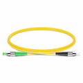 SFPS 1m (3ft) Fiber Patch Cable, 1 Fiber, FC APC Simplex to FC UPC Simplex, Single Mode (OS2), Riser (OFNR), 2.0mm, Tight-Buffered, Yellow SFPS