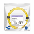 SFPS 1m (3ft) Fiber Patch Cable, 1 Fiber, LC UPC Simplex to SC APC Simplex, Single Mode (OS2), Riser (OFNR), 2.0mm, Tight-Buffered, Yellow, 10 Pcs/Pack SFPS