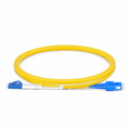 SFPS 1m (3ft) Fiber Patch Cable, 2 Fibers, LC UPC Duplex to SC UPC Duplex, Single Mode (OS2), Riser (OFNR), 2.0mm, Tight-Buffered, Yellow SFPS