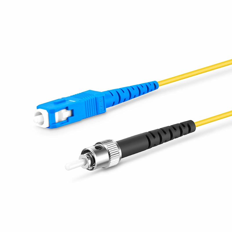 SFPS 5m (16ft) Fiber Patch Cable, 1 Fiber, SC UPC Simplex to ST UPC Simplex, Single Mode (OS2), Riser (OFNR), 1.6mm, Tight-Buffered, Yellow SFPS