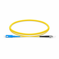 SFPS 2m (7ft) Fiber Patch Cable, 1 Fiber, SC UPC Simplex to ST UPC Simplex, Single Mode (OS2), Riser (OFNR), 1.6mm, Tight-Buffered, Yellow SFPS