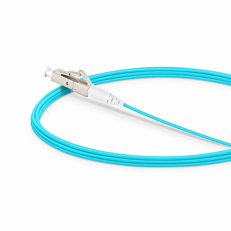 SFPS 3m (10ft) Fiber Patch Cable, 1 Fiber, LC UPC Simplex to LC UPC Simplex, Multimode (OM4), LSZH, 1.2mm, Tight-Buffered, Aqua SFPS