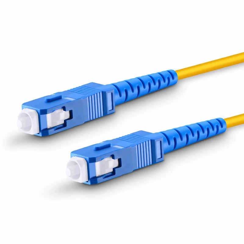 SFPS 1m (3ft) Fiber Patch Cable, 1 Fiber, SC UPC Simplex to SC UPC Simplex, Single Mode (OS2), Riser (OFNR), 2.0mm, Tight-Buffered, Yellow SFPS