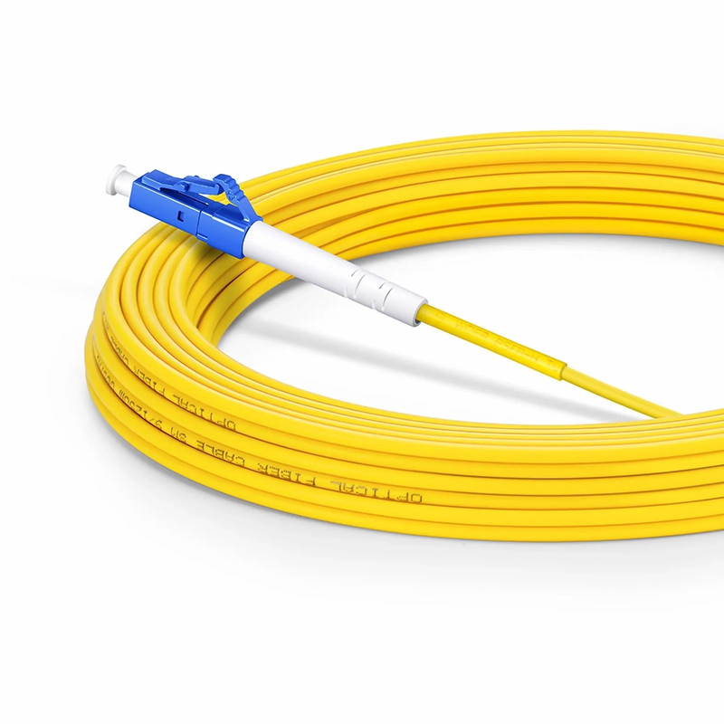SFPS 10m (33ft) Fiber Patch Cable, 1 Fiber, LC UPC Simplex to SC UPC Simplex, Single Mode (OS2), Riser (OFNR), 2.0mm, Tight-Buffered, Yellow SFPS