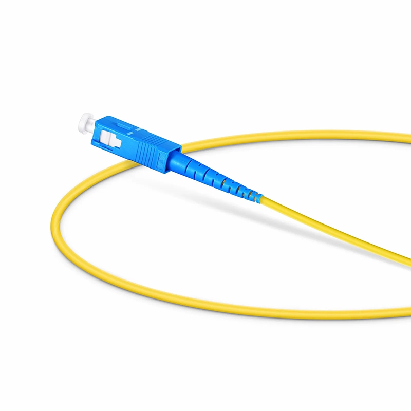 SFPS 0.5m (1.6ft) Fiber Patch Cable, 1 Fiber, LC UPC Simplex to SC UPC Simplex, Single Mode (OS2), Riser (OFNR), 2.0mm, Tight-Buffered, Yellow SFPS