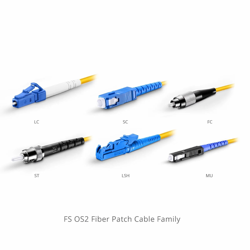 SFPS 0.5m (1.6ft) Fiber Patch Cable, 1 Fiber, LC UPC Simplex to SC UPC Simplex, Single Mode (OS2), Riser (OFNR), 2.0mm, Tight-Buffered, Yellow SFPS