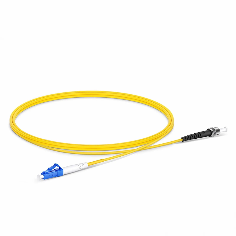 SFPS 1m (3ft) Fiber Patch Cable, 1 Fiber, LC UPC Simplex to ST UPC Simplex, Single Mode (OS2), Riser (OFNR), 2.0mm, Tight-Buffered, Yellow SFPS
