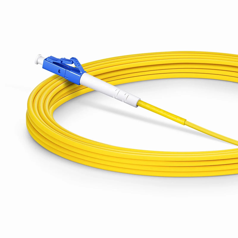 SFPS 5m (16ft) Fiber Patch Cable, 1 Fiber, LC UPC Simplex to SC UPC Simplex, Single Mode (OS2), Riser (OFNR), 2.0mm, Tight-Buffered, Yellow SFPS
