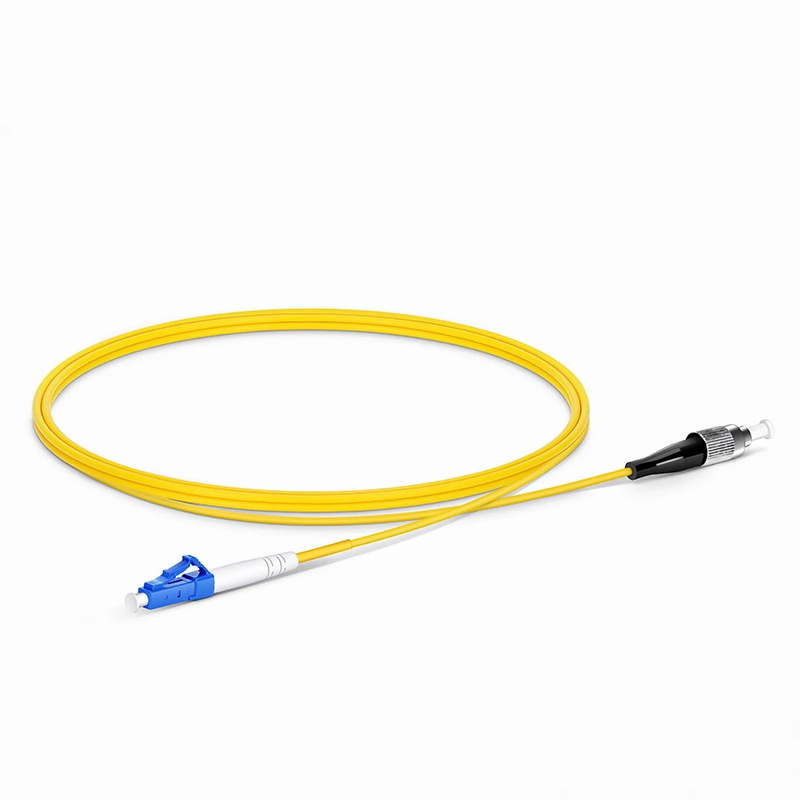 SFPS 1m (3ft) Fiber Patch Cable, 1 Fiber, LC UPC Simplex to FC UPC Simplex, Single Mode (OS2), Riser (OFNR), 2.0mm, Tight-Buffered, Yellow SFPS