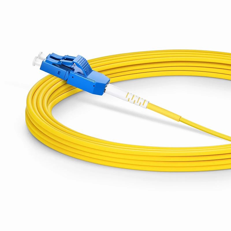 SFPS 5m (16ft) Fiber Patch Cable, 2 Fibers, LC UPC Duplex to LC UPC Duplex Standard Clip Uniboot, Single Mode (OS2), Riser (OFNR), 2.0mm, Yellow SFPS