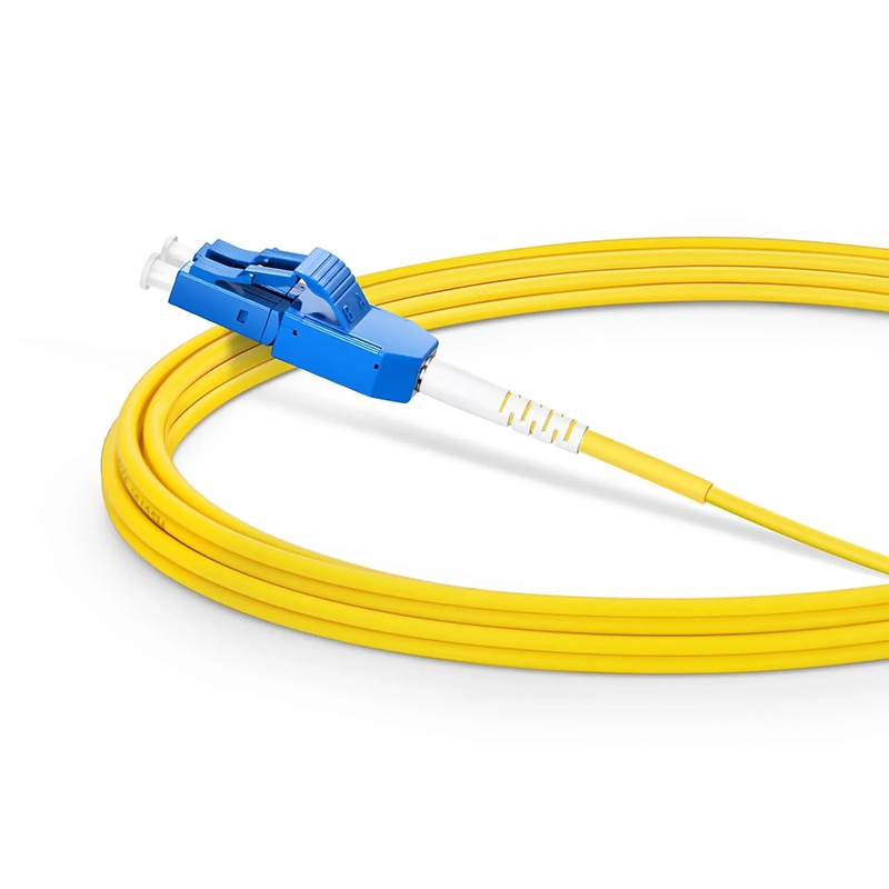 SFPS 3m (10ft) Fiber Patch Cable, 2 Fibers, LC UPC Duplex to LC UPC Duplex Standard Clip Uniboot, Single Mode (OS2), Riser (OFNR), 2.0mm, Yellow SFPS