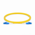 SFPS 2m (7ft) Fiber Patch Cable, 2 Fibers, LC UPC Duplex to LC UPC Duplex Standard Clip Uniboot, Single Mode (OS2), Riser (OFNR), 2.0mm, Yellow SFPS