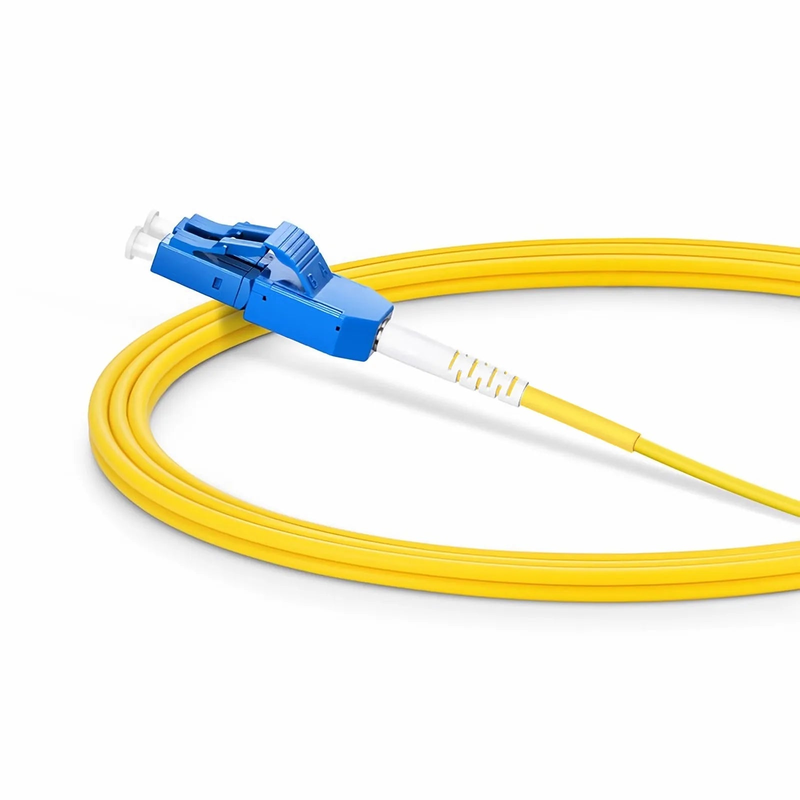 SFPS 2m (7ft) Fiber Patch Cable, 2 Fibers, LC UPC Duplex to LC UPC Duplex Standard Clip Uniboot, Single Mode (OS2), Riser (OFNR), 2.0mm, Yellow SFPS