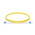 SFPS 2m (7ft) Fiber Patch Cable, 2 Fibers, LC UPC Duplex to LC UPC Duplex Flat Clip Uniboot, Single Mode (OS2), Riser (OFNR), 1.6mm, Yellow SFPS