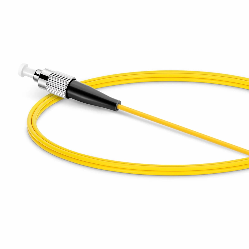 SFPS 1m (3ft) Fiber Patch Cable, 1 Fiber, FC APC Simplex to FC UPC Simplex, Single Mode (OS2), Riser (OFNR), 2.0mm, Tight-Buffered, Yellow SFPS