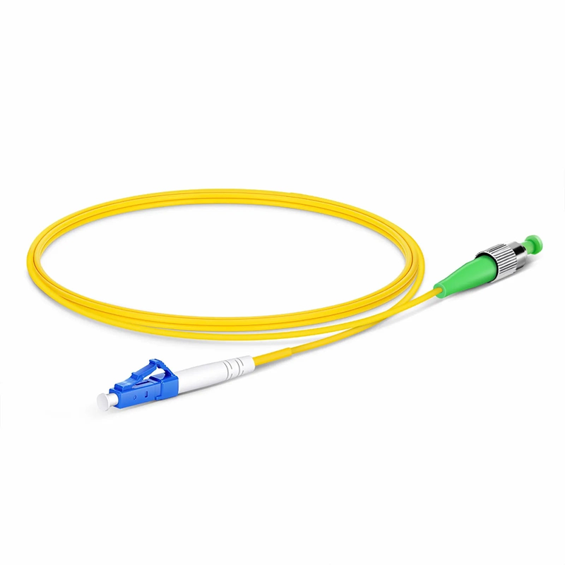 SFPS 1m (3ft) Fiber Patch Cable, 1 Fiber, LC UPC Simplex to FC APC Simplex, Single Mode (OS2), Riser (OFNR), 2.0mm, Tight-Buffered, Yellow SFPS