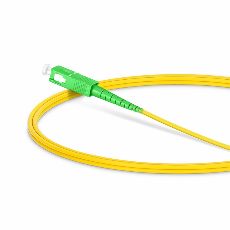 SFPS 1m (3ft) Fiber Patch Cable, 1 Fiber, SC APC Simplex to SC APC Simplex, Single Mode (OS2), Riser (OFNR), 2.0mm, Tight-Buffered, Yellow, 10 Pcs/Pack SFPS