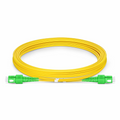 SFPS 3m (10ft) Fiber Patch Cable, 2 Fibers, SC APC Duplex to SC APC Duplex, Single Mode (OS2), LSZH, 2.0mm, Tight-Buffered, Yellow SFPS