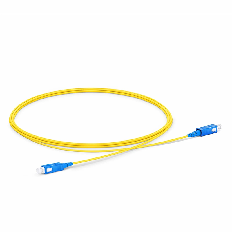 SFPS 2m (7ft) Fiber Patch Cable, 1 Fiber, SC UPC Simplex to SC UPC Simplex, Single Mode (OS2), Riser (OFNR), 1.2mm, Tight-Buffered, Yellow SFPS