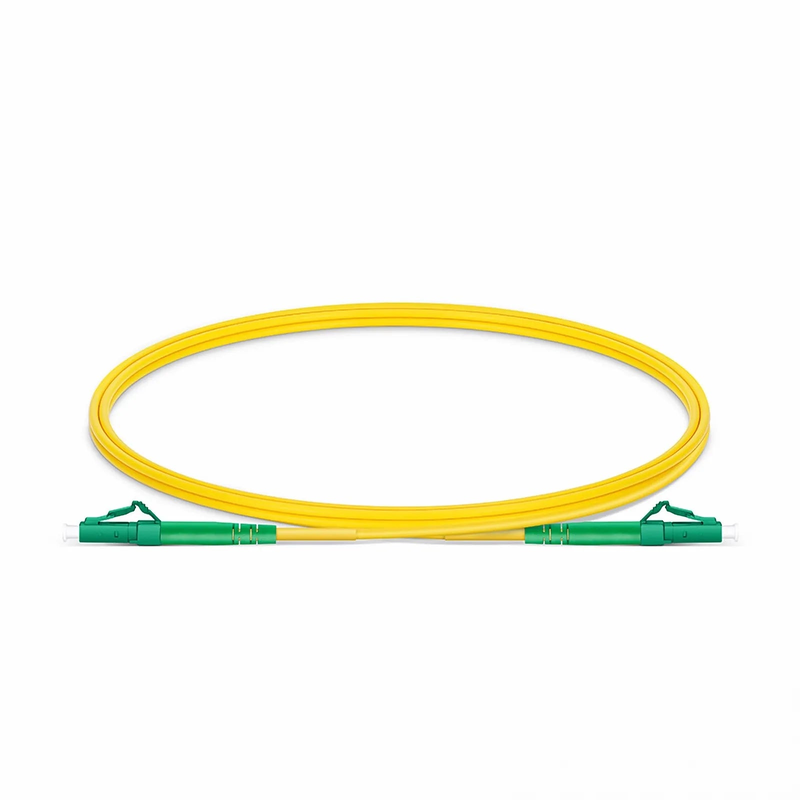 SFPS 1m (3ft) Fiber Patch Cable, 1 Fiber, LC APC Simplex to LC APC Simplex, Single Mode (OS2), Riser (OFNR), 2.0mm, Tight-Buffered, Yellow, 10 Pcs/Pack SFPS