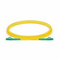 SFPS 3m (10ft) Fiber Patch Cable, 1 Fiber, LC APC Simplex to LC APC Simplex, Single Mode (OS2), Riser (OFNR), 2.0mm, Tight-Buffered, Yellow SFPS