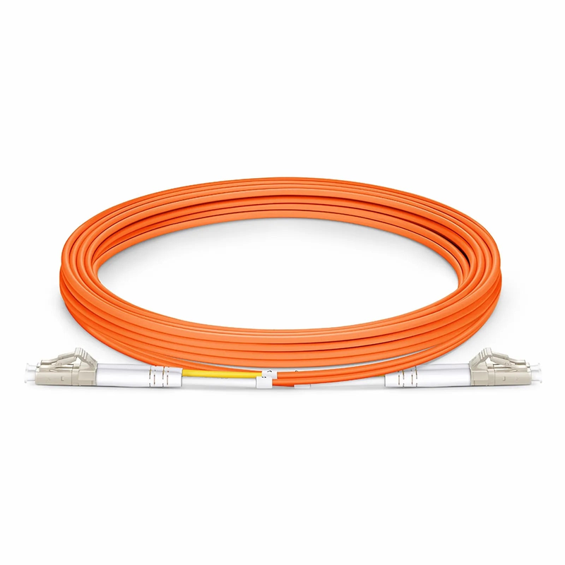 SFPS 3m (10ft) Fiber Patch Cable, 2 Fibers, G.651, LC UPC Duplex to LC UPC Duplex, Multimode (OM1), Riser (OFNR), 2.0mm, Tight-Buffered, Orange SFPS