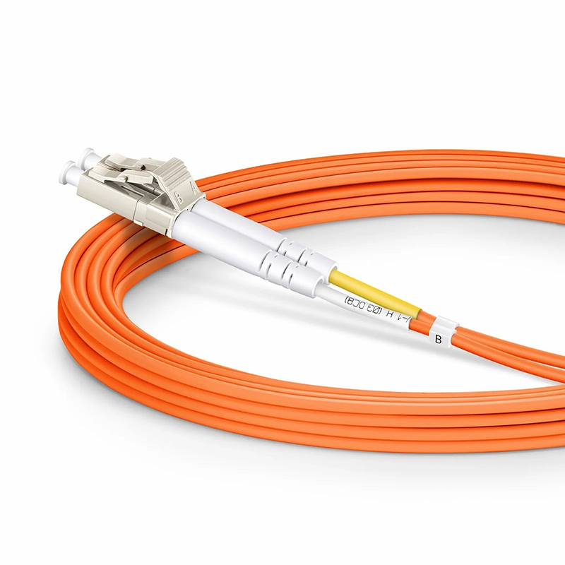 SFPS 3m (10ft) Fiber Patch Cable, 2 Fibers, G.651, LC UPC Duplex to LC UPC Duplex, Multimode (OM1), Riser (OFNR), 2.0mm, Tight-Buffered, Orange SFPS