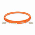 SFPS 2m (7ft) Fiber Patch Cable, 2 Fibers, G.651, LC UPC Duplex to LC UPC Duplex, Multimode (OM1), Riser (OFNR), 2.0mm, Tight-Buffered, Orange SFPS