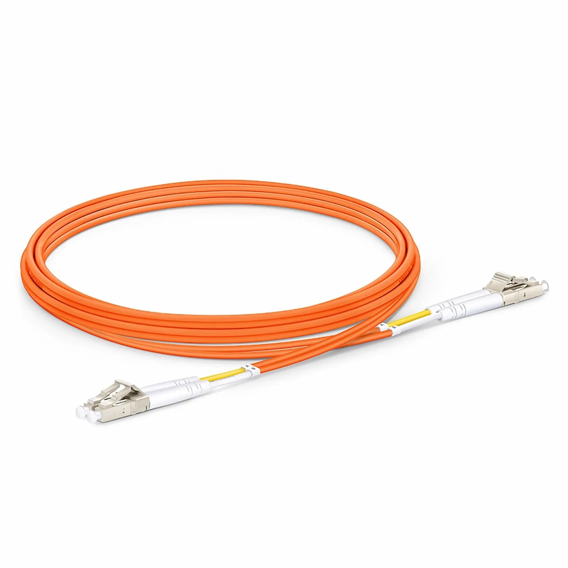 SFPS 2m (7ft) Fiber Patch Cable, 2 Fibers, G.651, LC UPC Duplex to LC UPC Duplex, Multimode (OM1), Riser (OFNR), 2.0mm, Tight-Buffered, Orange SFPS