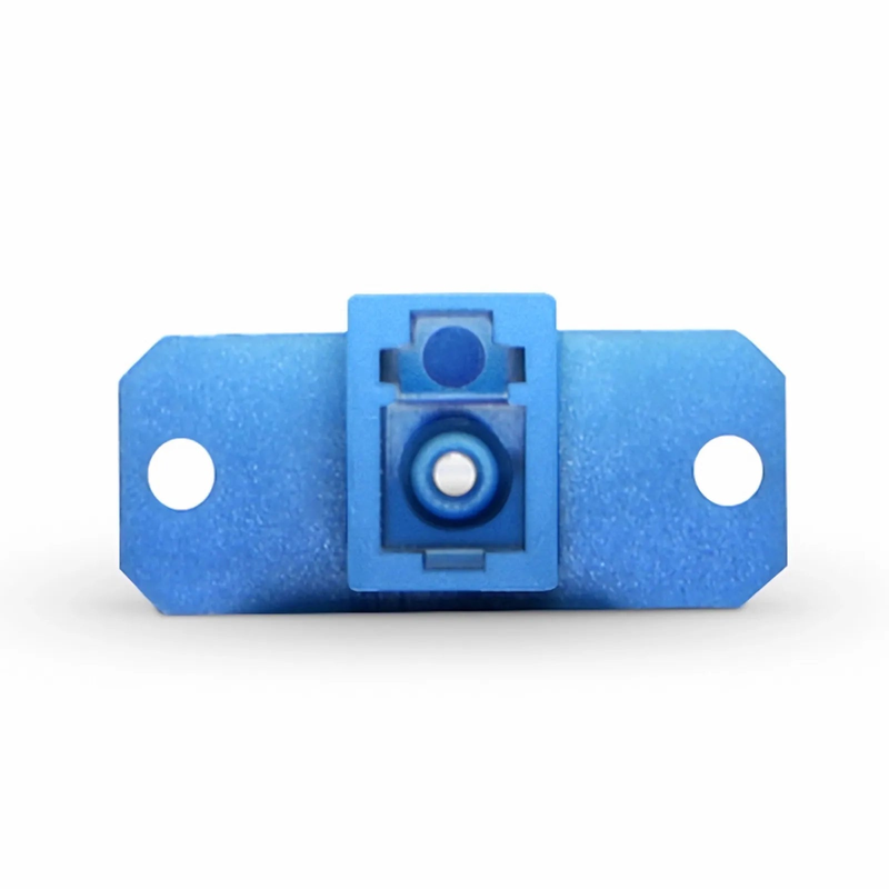 SFPS LC/UPC Female to SC/UPC Female Hybrid Simplex OS2 Single Mode Plastic Fiber Optic Adapter/Coupler with Flange SFPS