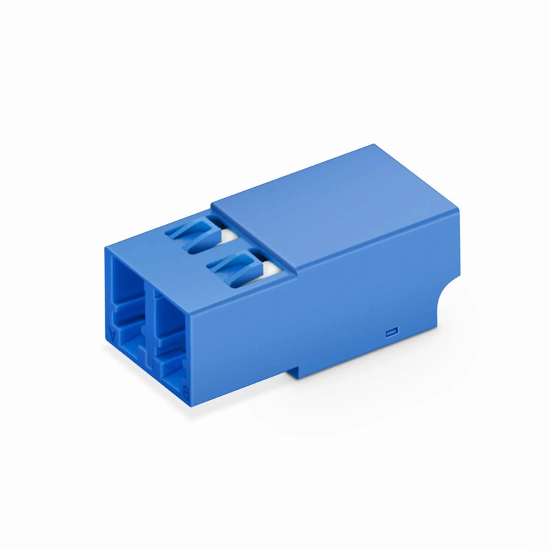 SFPS LC/UPC to LC/UPC Duplex OS2 Single Mode Shuttered Fiber Optic Adapter/Coupler without Flange SFPS