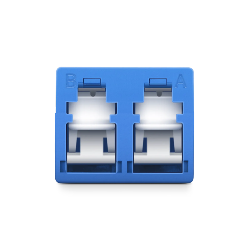 SFPS LC/UPC to LC/UPC Duplex OS2 Single Mode Shuttered Fiber Optic Adapter/Coupler without Flange SFPS