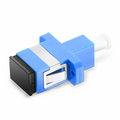 SFPS LC/UPC Female to SC/UPC Female Hybrid Simplex OS2 Single Mode Plastic Fiber Optic Adapter/Coupler with Flange SFPS