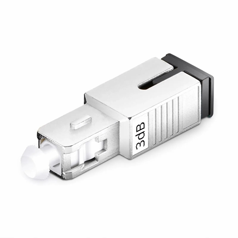 SFPS SC/UPC Singlemode Fixed Fiber Optic Attenuator, Male-Female, 3dB (10pcs/Pack) SFPS