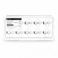 SFPS SC/UPC Singlemode Fixed Fiber Optic Attenuator, Male-Female, 10dB (10pcs/Pack) SFPS