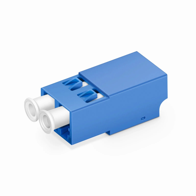 SFPS LC/UPC to LC/UPC Duplex OS2 Single Mode Shuttered Fiber Optic Adapter/Coupler without Flange SFPS