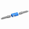 SFPS MDC/UPC to MDC/UPC 2-Port OS2 Single Mode Plastic Fiber Optic Adapter/Coupler without Flange SFPS