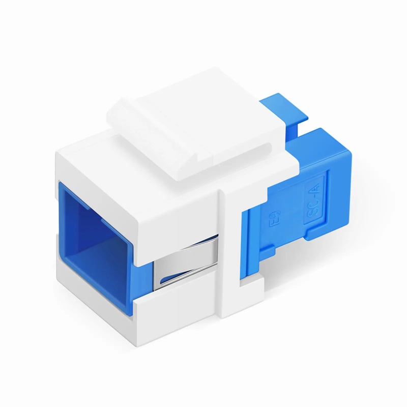 SFPS SC/UPC to SC/UPC Simplex Single Mode Fiber Keystone Jack SFPS