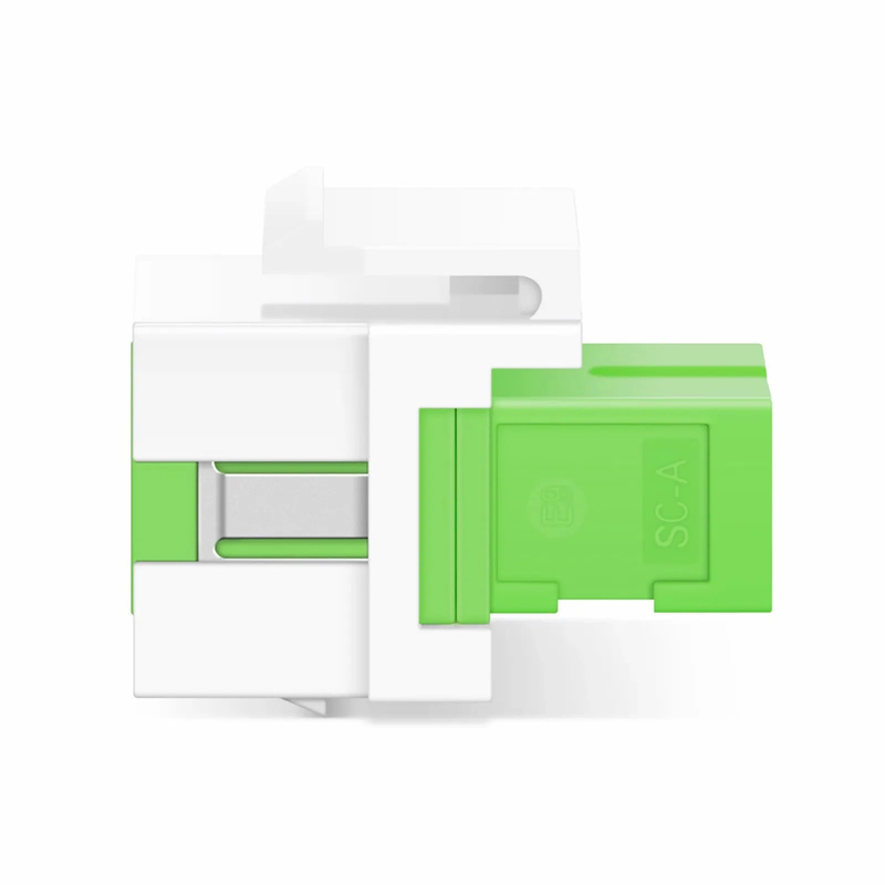 SFPS SC/APC to SC/APC Simplex Single Mode Fiber Keystone Jack SFPS