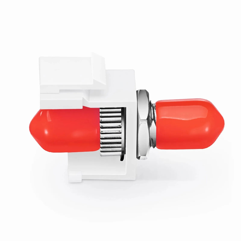 SFPS ST/UPC to ST/UPC Simplex Single Mode Fiber Keystone Jack SFPS
